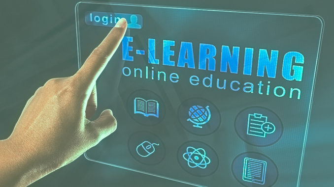 e-learning concept